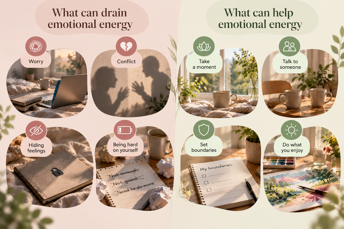 5 Types of Energy: What Drains You and Helps You Feel Better